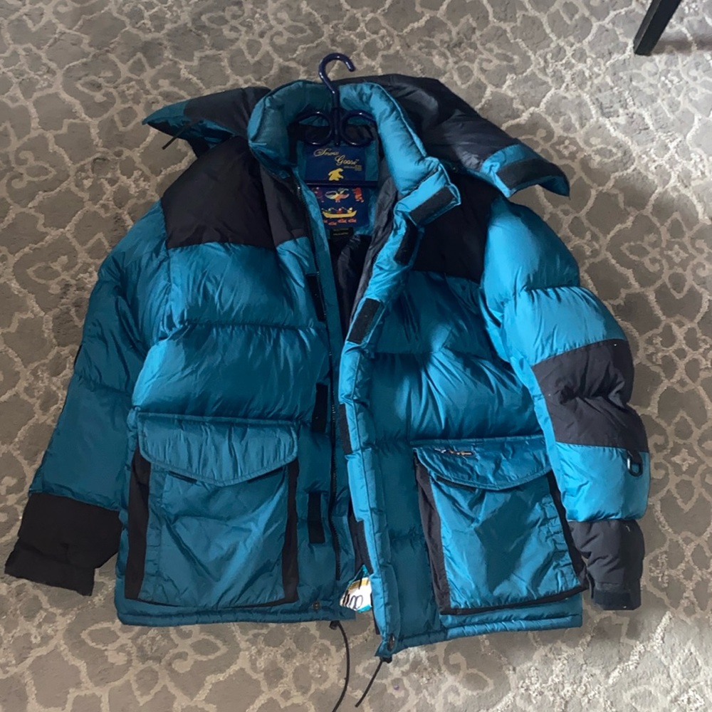 Men’s vintage Snowboarding jacket |  size L  |  Removable hood